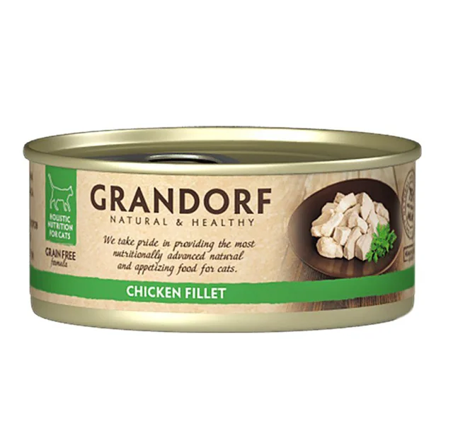 Консерви Grandorf Chicken Breast для котів, куряча грудка, 70 г