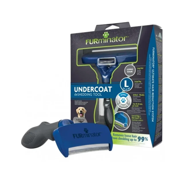 Фурмінатор FURminator Long Hair для собак з довгою шерстю, розмір L