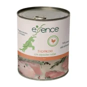 Вологий корм Essence для дорослих собак, з куркою, 800 г