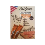 Ласощі CatLover Jelly Snacks Chiken and Carrot для котів, курка та морква в желе, 8 стіків по 10 г