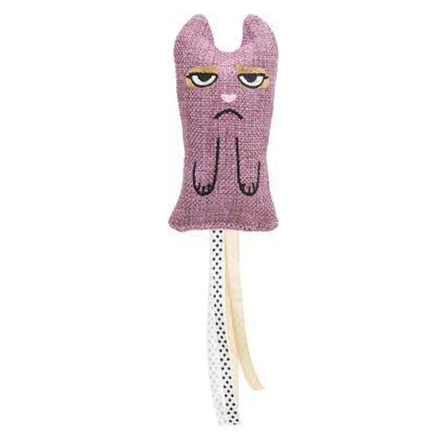 Игрушка Trixie кот с бахромой, XXL, ткань, 15 см