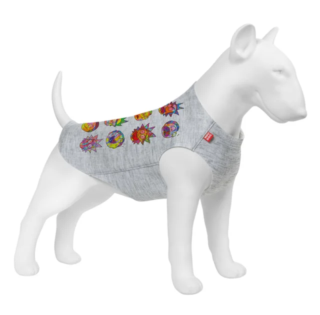 Майка Waudog Clothes для собак, малюнок "Рік і Морті 1", S40