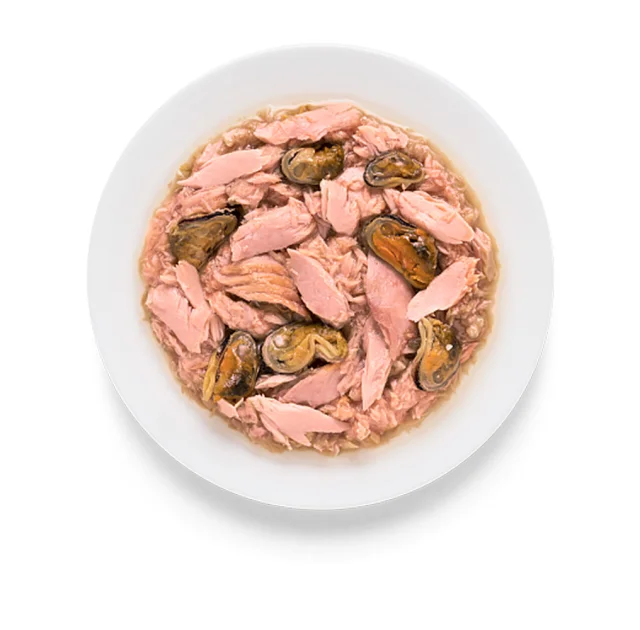 Консервы Grandorf Tuna Fillet&Mussels для кошек, филе тунца с мидиями, 70 г