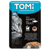 Консерви Tomi salmon trout з лососем і фореллю, для котів, вологий корм, пауч, 100 г