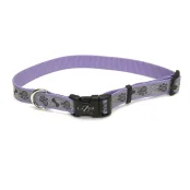 Cветоотражающий ошейник Coastal Lazer для собак, фиолетовый, 1.6×30-45 см