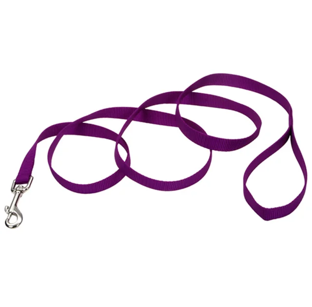 Нейлоновый поводок Coastal Nylon Training для собак, пурпурный, 2.5×1.8 м