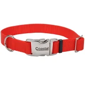 Нашийник Coastal Titan Buckle для собак, червоний, 2.5×46-66 см