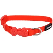 Ошейник Coastal Lit'l Pals Nylon для собак, красный, 0.8×15-20 см