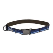 Нейлоновый ошейник Coastal K9 Explorer для собак, синий, 2.5×45-65 см