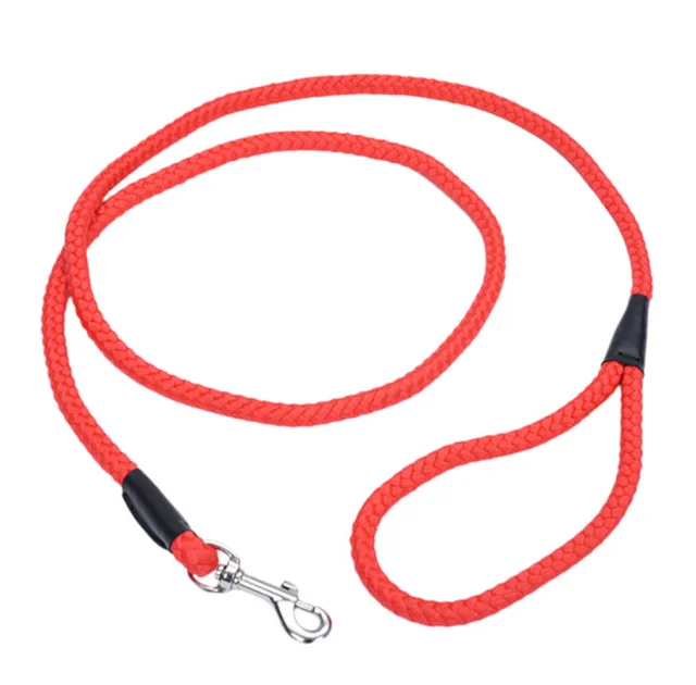Поводок Coastal Rope Dog Leash для собак, круглый, красный, 1.8 м
