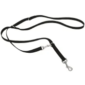 Поводок-перестёжка Coastal Multi-Function для собак, нейлон, черный, 2×1.8 см