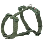 Шлея Trixie Premium H-Harness для собак, 60-87 см, 25 мм, размер L, тёмно-зелёный