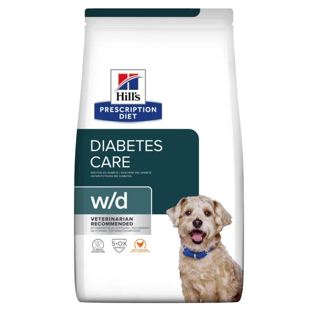 Сухой корм Hills Prescription Diet W/D для собак, для предотвращения проблем с лишним весом, 10 кг