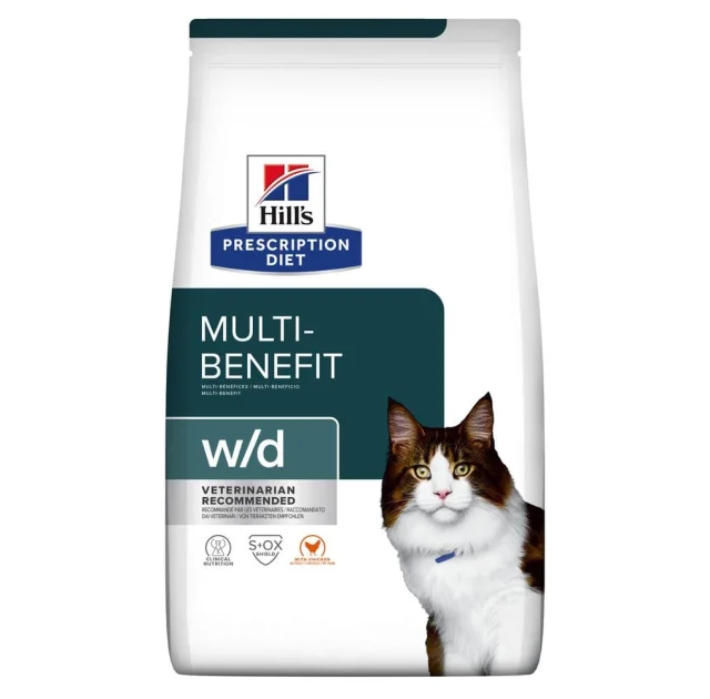 Сухий корм Hills Prescription Diet W/D для котів, для запобігання проблем з зайвою вагою, 1.5 кг