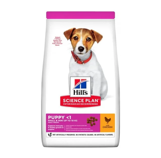 Сухой корм Hill's Science Plan Puppy Smal&Mini для щенков малых и миниатюрных пород, с курицей, 6 кг