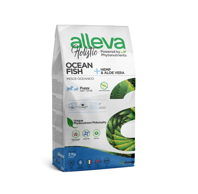 Сухий корм Alleva Holistic Puppy/Junior Ocean Fish Mini для цуценят дрібних порід, океанічна риба, 2 кг