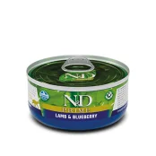 Вологий корм Farmina N&D Grain Free Prime Lamb Adult для котів, беззернової, з ягнятком та чорницею 70 г