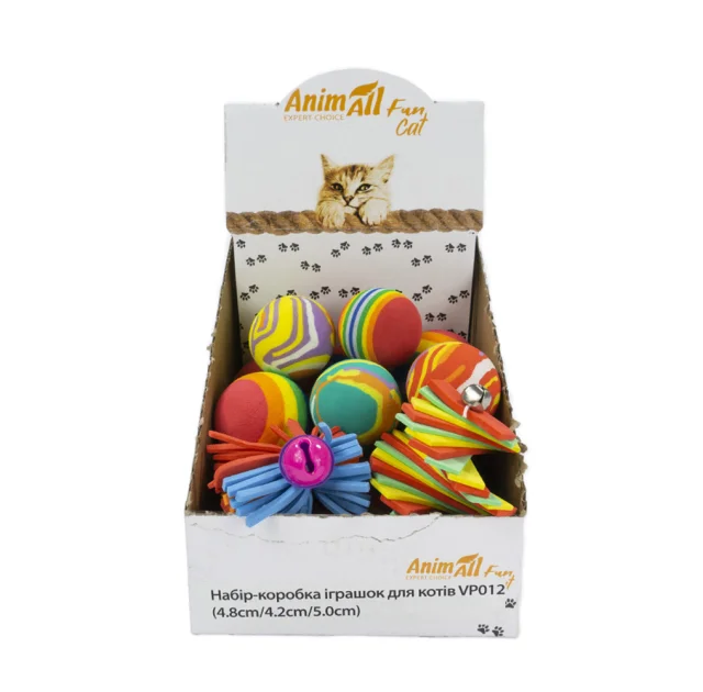 Набір іграшок AnimAll Fun Cat для котів, VP012, 18 шт