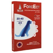 Краплі Modes ForcEct протипаразитарні для собак вагою 20-40 кг, 2.5 мл, ціна за 1 піпетку