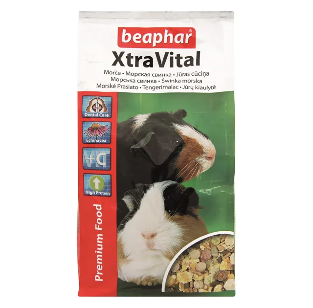Полнорационный корм Beaphar Xtra Vital Guinea Pig Food для морских свинок, 1 кг