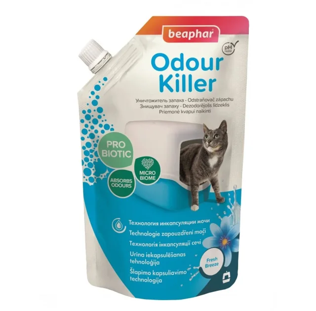 Уничтожитель запаха Beaphar Odour Killer для кошачьих туалетов, 400 г