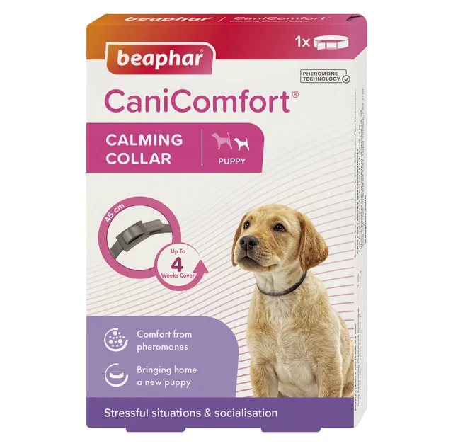 Нашийник Beaphar CaniComfort Calming Сollar заспокійливий, з феромонами, для цуценят, 45 см