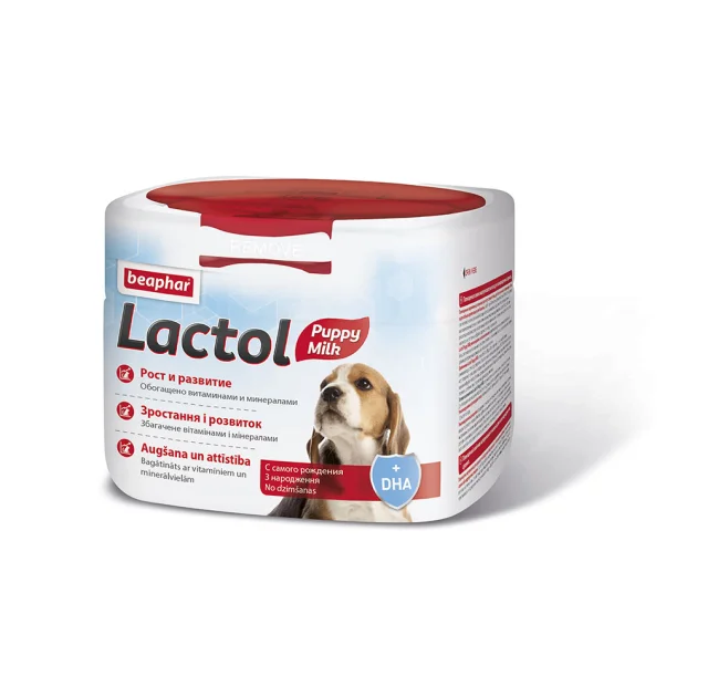 Молочная смесь Beaphar Lactol Puppy Milk для вскармливания щенков, 250 г