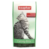 Ласощі Beaphar Catnip Bits для котів, подушечки з котячою м’ятою, 35 г