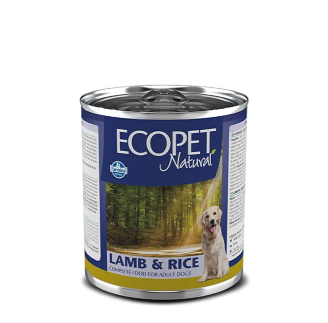 Влажный корм Farmina Ecopet Natural Dog Lamb&Rice для собак, с ягненком, 300 г