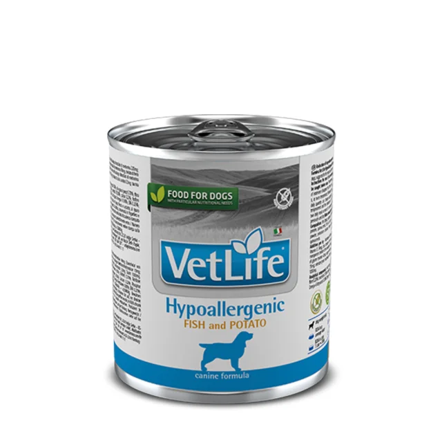 Вологий корм Farmina Vet Life Hypoallergenic Fish&Potato для собак, при харчовій алергії, 300 г