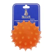 Игрушка Modes Denta мяч мина для собак, размер M, 7.5 см, оранжевый