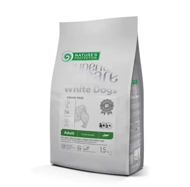 Сухой корм Natures Protection Superior Care Dogs Adult Small&Mini Breeds для собак, с насекомыми, 1.5 кг