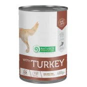 Консервы Natures Protection Sensitive Turkey Adult для взрослых собак, с индейкой, 400 г