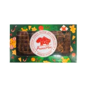 Новорічний бокс AnimalHome "Делікатесний" для собак, ласощі (яйце, вим'я, серце), 200 г