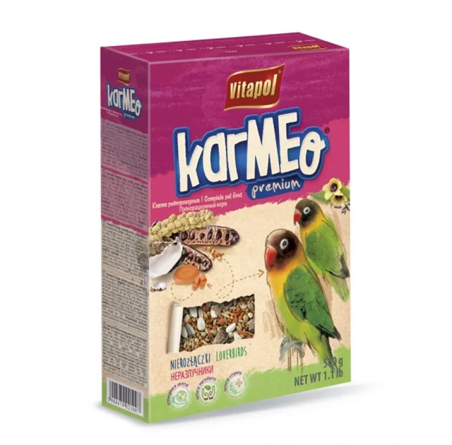 Полнорационный корм Vitapol Karmeo Premium для неразлучников, 500 г