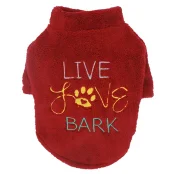 Батник Paw Star Plush для собак, розмір L, бургундія