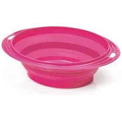 Миска Georplast Squeeze Oval Small розкладна похідна для тварин, 0.5 л, 19×14.5×5.5 см