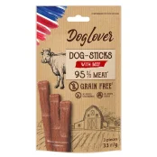Ласощі DogLover Dog-Sticks Beef для собак, палички з яловичиною, 3 шт по 11 г