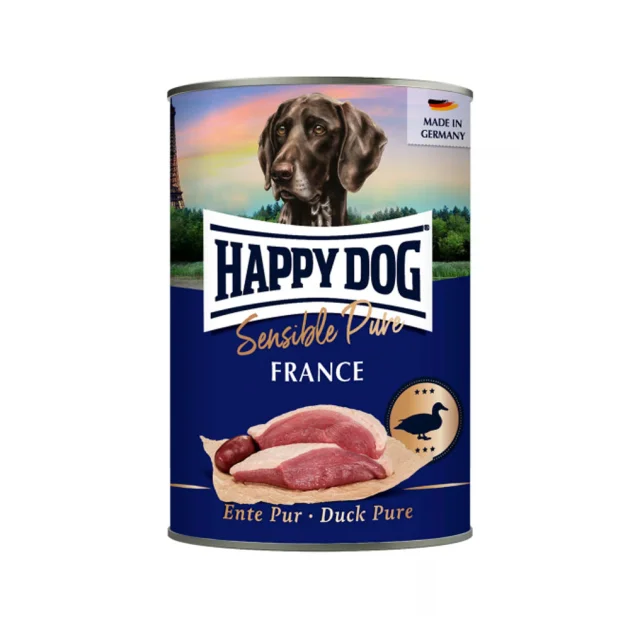 Консервы Happy Dog Sens Ente Pur для собак, с уткой, 800 г