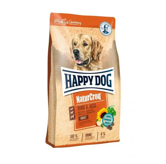 Сухий корм Happy Dog NaturCroq Rind & Reis для собак, з яловичиною та рисом, 1 кг