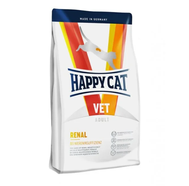 Сухой корм Happy Cat Vet Diet Renal для взрослых кошек с болезнями почек, 1 кг