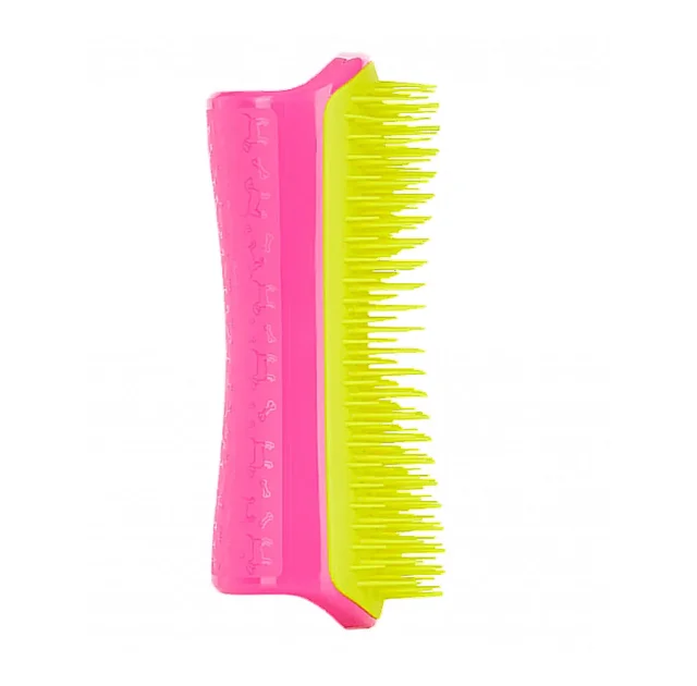 Щетка Pet Teezer Detangling&Grooming Pink/Yellow для распутывания шерсти собак, розовато-желтая