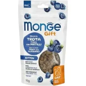 Ласощі Monge Gift Cat Kitten для котів, форель з чорницею, 50 г