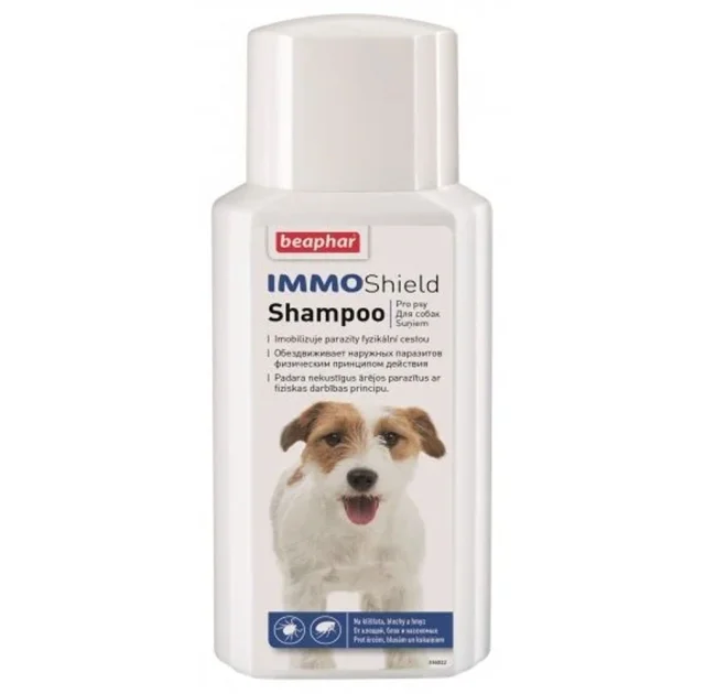 Шампунь Beaphar Immo Shield Shampoo for Dogs для собак, від бліх, кліщів і комарів, 200 мл