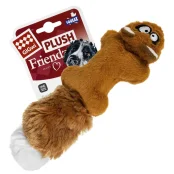 Іграшка GiGwi Plush Білка для собак, з двома пищалками, 24 см