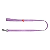 Поводок светоотражающий WAUDOG Re-cotton для собак, хлопок, M, 20 мм/200 см, фиолетовый