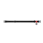 Ошейник водостойкий WAUDOG Waterproof для собак, пластик, L, 25 мм/31-49 см, черный