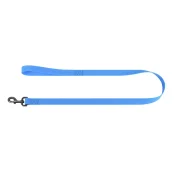 Поводок водостойкий WAUDOG Waterproof для собак, светящийся, металл, L-XXL, 15 мм/305 см, голубой
