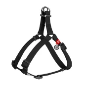 Шлея водостійка WAUDOG Waterproof для собак, метал, XS, 25 мм/60-90 см, чорний
