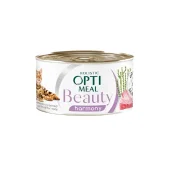 Консерви Optimeal Beauty Harmony для котів, тунець в желе з водоростями, 70 г